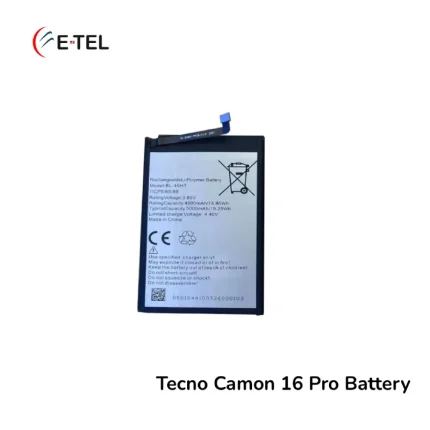 Tecno Camon 16 Pro Battery Price in Bangladesh