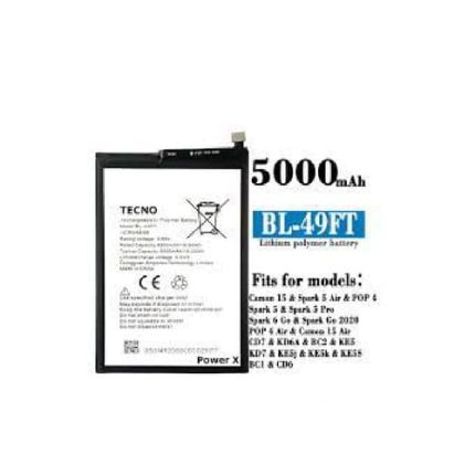 Tecno Spark 7 Pro Battery