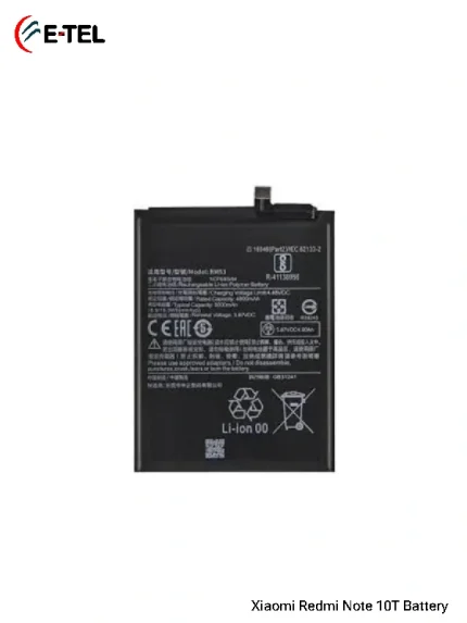 Xiaomi Redmi Note 10T Battery