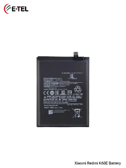 Xiaomi Redmi K60E Battery