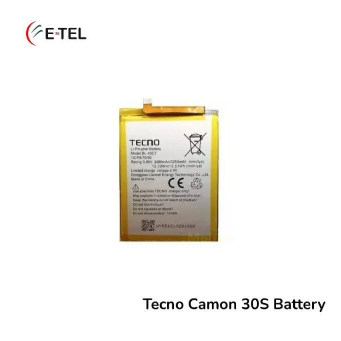 Tecno Camon 30S Battery Tecno Camon 30S Battery