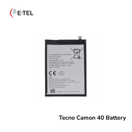 Tecno Camon 40 Battery