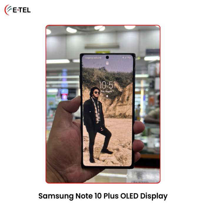 Samsung Note 10 Plus OLED Display After Replacement