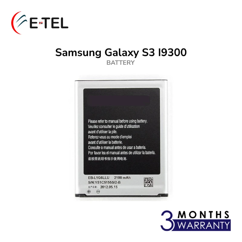 Samsung Galaxy S3 I9300 Battery Samsung Galaxy S3 I9300 Battery