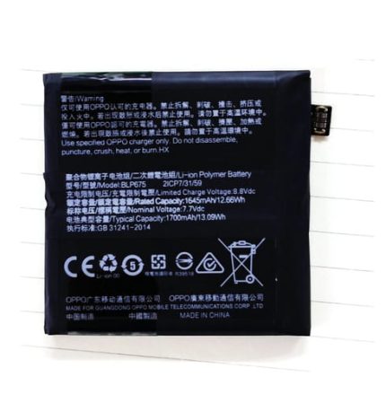 Oppo Find X Battery