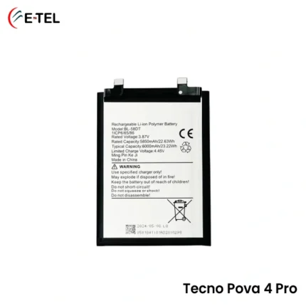 Tecno Pova 4 Pro Battery Price in Bangladesh