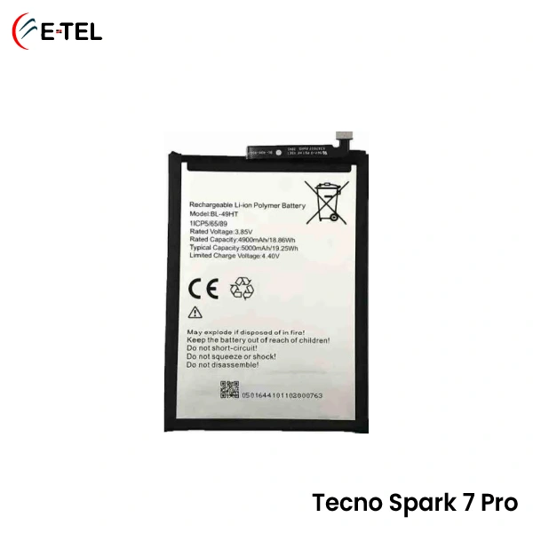 Tecno Spark 7 Pro Battery Tecno Spark 7 Pro Battery Price in Bangladesh