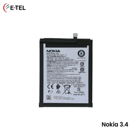 Nokia 3.4 Battery Price in Bangladesh