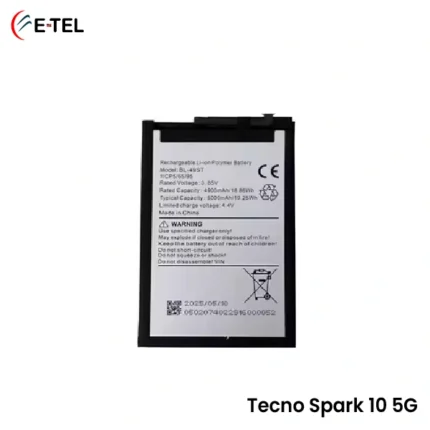 Tecno Spark 10 5G Battery Price in Bangladesh