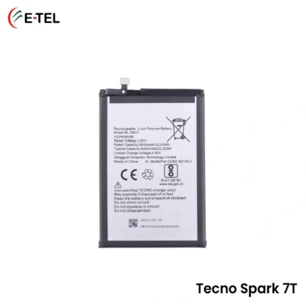 Tecno Spark 7T Battery Price in Bangladesh