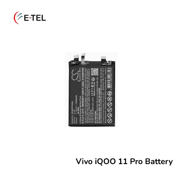 Vivo iQOO 11 Pro Battery Vivo iQOO 11 Pro Battery Price in Bangladesh