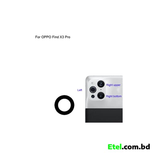 Oppo Find X3 Pro Camera Glass Oppo Find X3 Pro Camera Glass