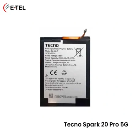 Tecno Spark 20 Pro 5G Battery Price in Bangladesh