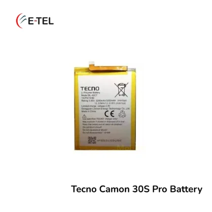 Tecno Camon 30S Pro Battery Price in Bangladesh
