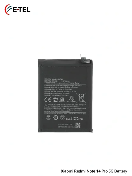 Xiaomi Redmi Note 14 Pro 5G Battery Price in Bangladesh