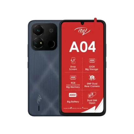 Itel A04 Sandstone Black