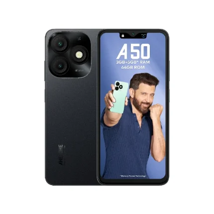 Itel A50 Misty Black