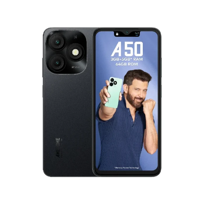 Itel A50 Misty Black
