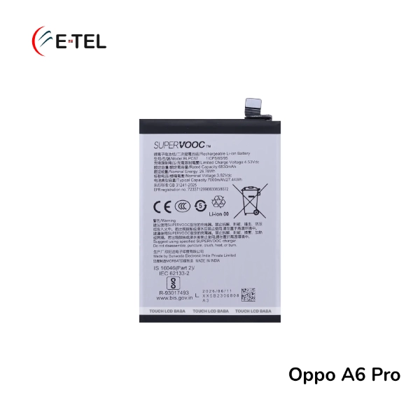 Oppo A6 Pro Battery Oppo A6 Pro Battery Price in Bangladesh