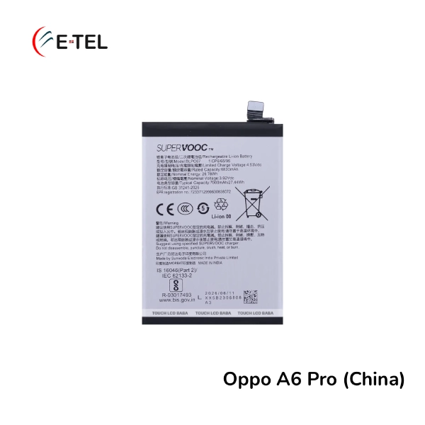 Oppo A6 Pro (China) Battery Oppo A6 Pro (China) Battery Price in Bangladesh